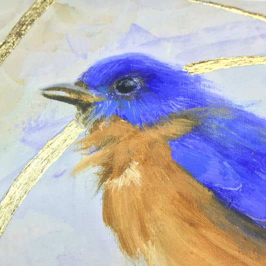 Gold Leaf Limited Edition "Pretty Bluebird"