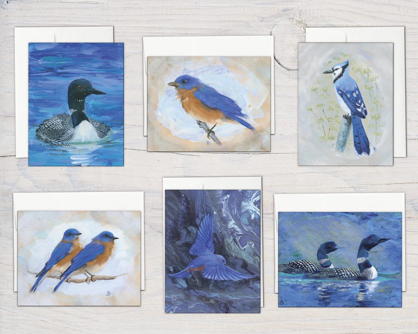 Harmony in Blue Box Set (6 notecards)