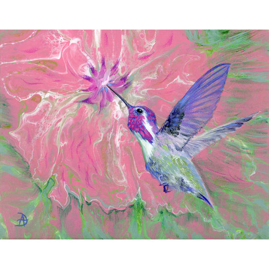 Hummingbird painting