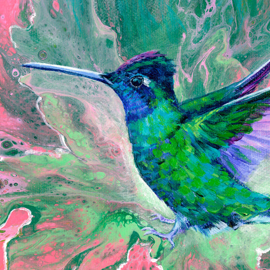 "Blooming Joy #1" - Original Acrylic Painting on Canvas