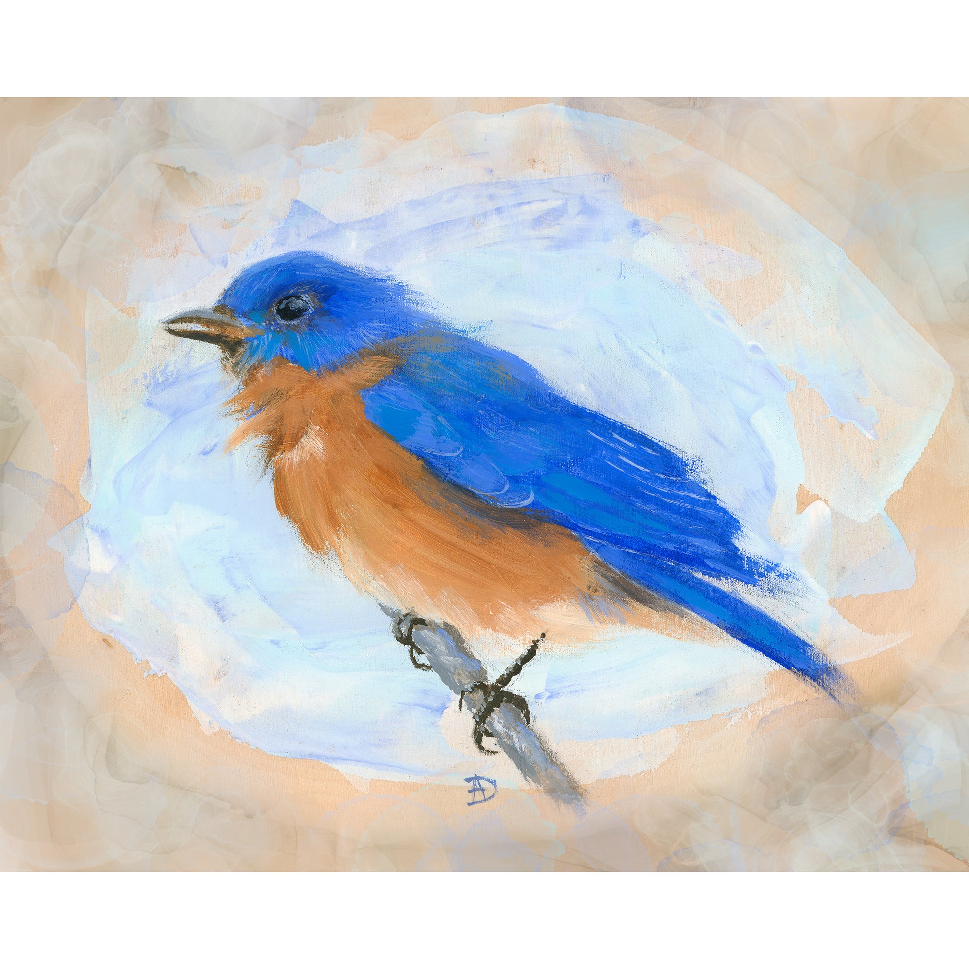 Bluebird painting