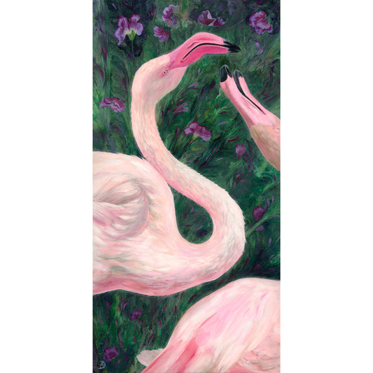 Flamingo painting