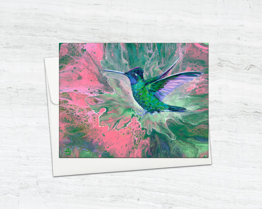 Blooming Joy No.1 Notecard (Blank Inside)