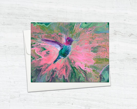 Hummingbird Note card
