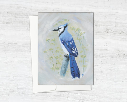 Blue Jay Notecard