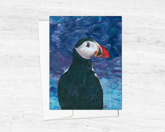 Mainely Puffin - Notecard (Blank Inside)