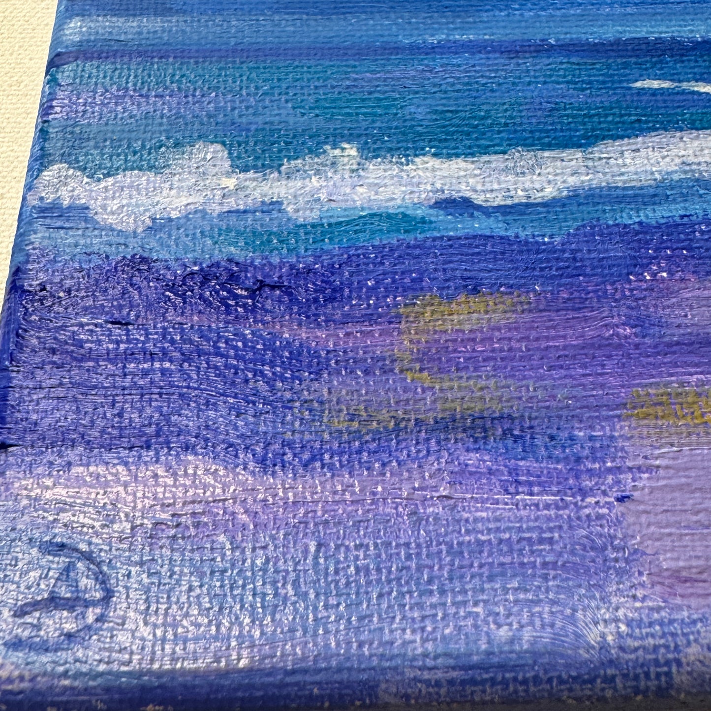 "Jenness Beach, Rye, NH" - Original Acrylic Painting on Canvas
