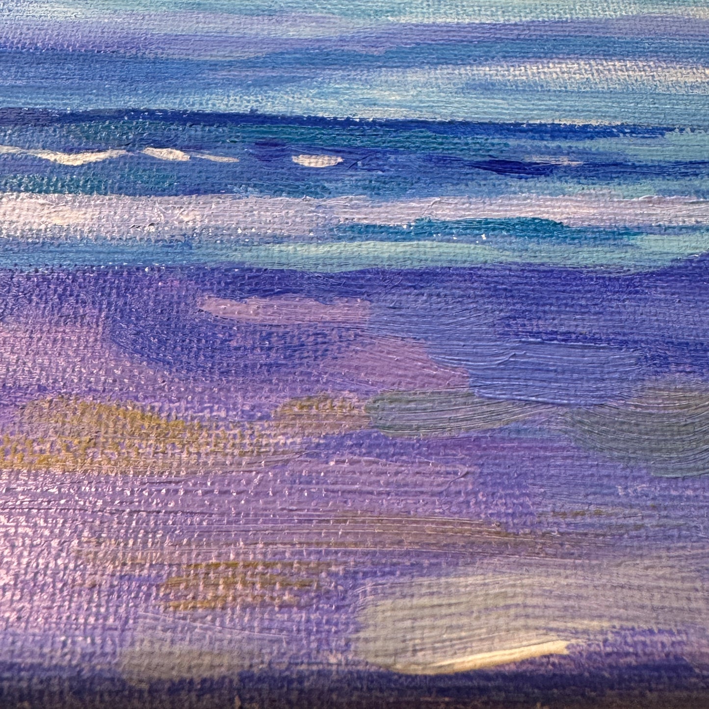 "Jenness Beach, Rye, NH" - Original Acrylic Painting on Canvas