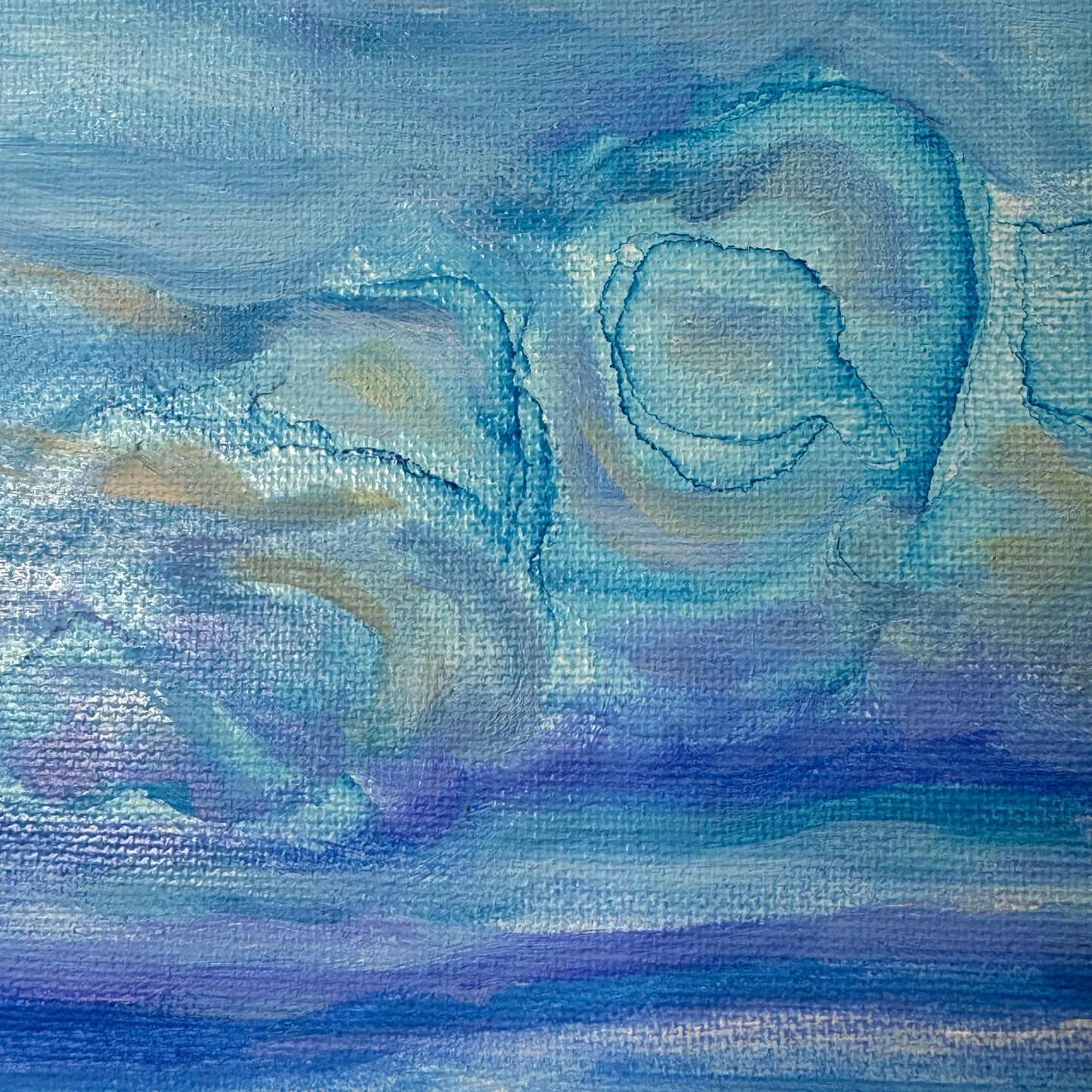 "Jenness Beach, Rye, NH" - Original Acrylic Painting on Canvas