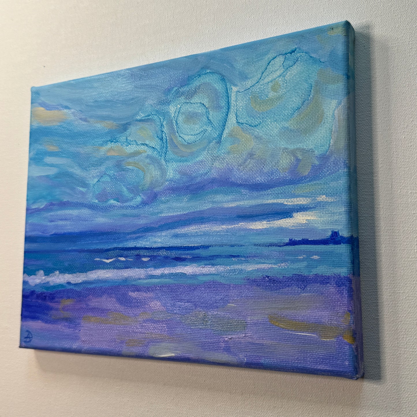 "Jenness Beach, Rye, NH" - Original Acrylic Painting on Canvas