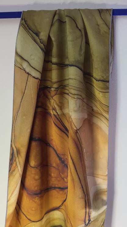 Turtle No2 Silk Scarf - Preorder