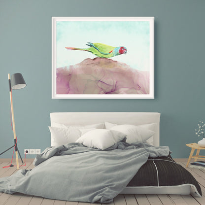 Pfrimer's Parakeet - Tropical Bird Art Print