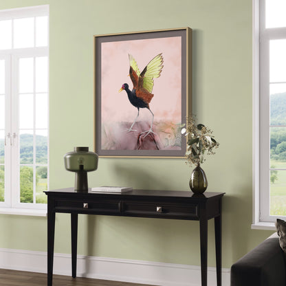 Wattled Jacana - Bird Art Print