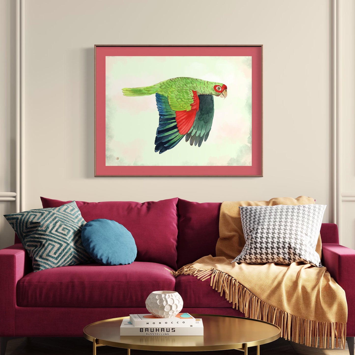 Red-spectacled Parrot - Art Print