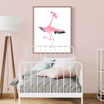 Flamingo Dance Part 2 - Art Print