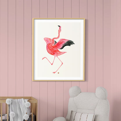 Flamingo Dance Part 4 - Art Print