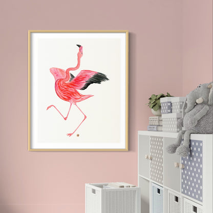 Flamingo Dance Part 4 - Art Print