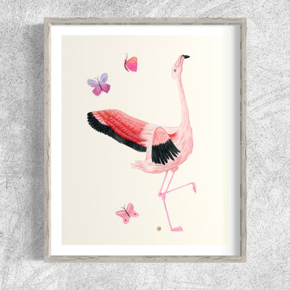 Flamingo Dance Part 5 - Art Print